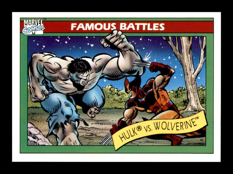 Load image into Gallery viewer, 1990 Impel Marvel Universe The Hulk vs. Wolverine #113 NM OR BETTER Image 1
