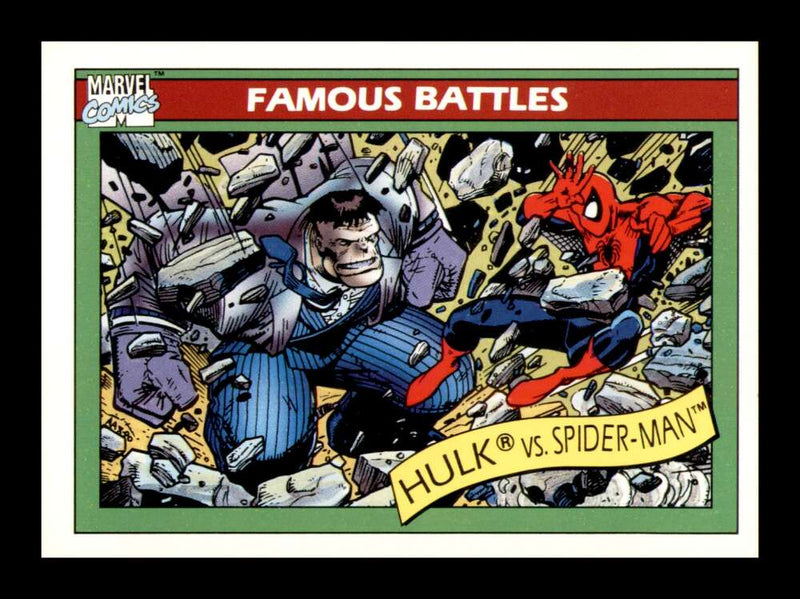 Load image into Gallery viewer, 1990 Impel Marvel Universe The Hulk vs. Spider-Man #114 NM OR BETTER Image 1
