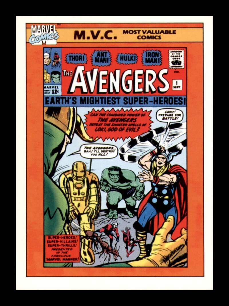 Load image into Gallery viewer, 1990 Impel Marvel Universe Avengers #1 #130 NM OR BETTER Image 1
