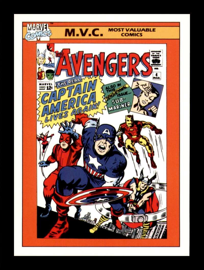 Load image into Gallery viewer, 1990 Impel Marvel Universe Avengers #4 MVC #136 NM OR BETTER Image 1
