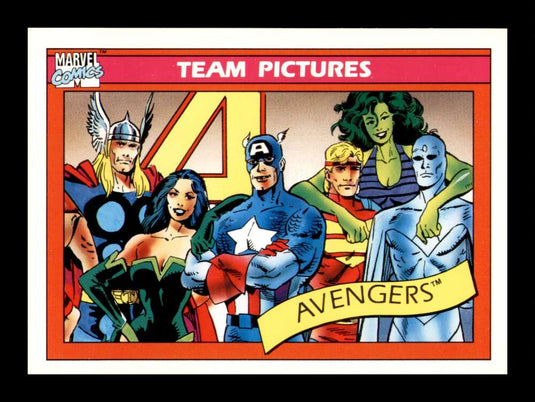 1990 Impel Marvel Universe Avengers