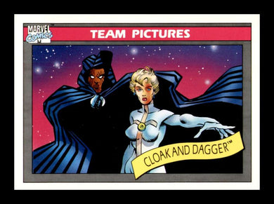 1990 Impel Marvel Universe Cloak and Dagger 