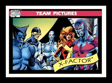 1990 Impel Marvel Universe Team Pictures: X-Factor 