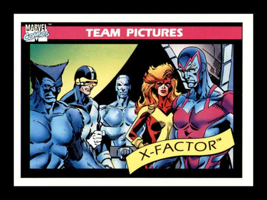 1990 Impel Marvel Universe Team Pictures: X-Factor 