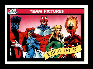 1990 Impel Marvel Universe Excalibur 