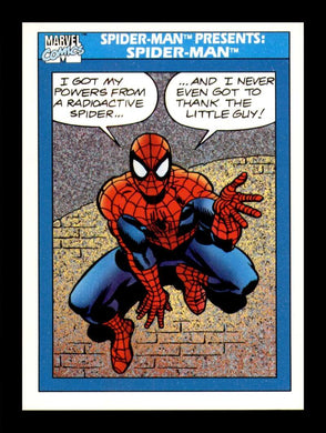 1990 Impel Marvel Universe Spider-Man Presents: Spider-Man 
