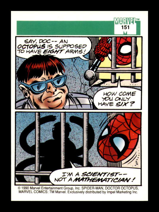 1990 Impel Marvel Universe Spider-Man Presents: Doctor Octopus
