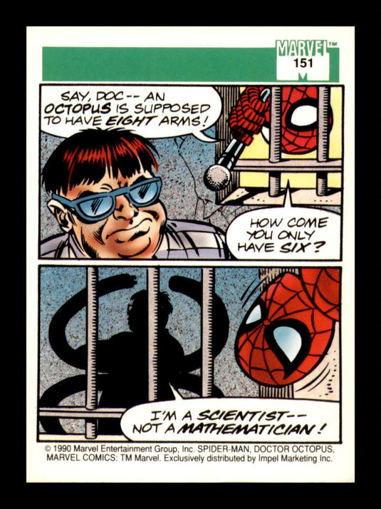 1990 Impel Marvel Universe Spider-Man Presents: Doctor Octopus 