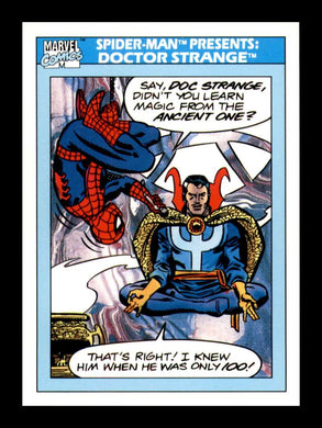 1990 Impel Marvel Universe Spider-Man Presents: Doctor Strange 