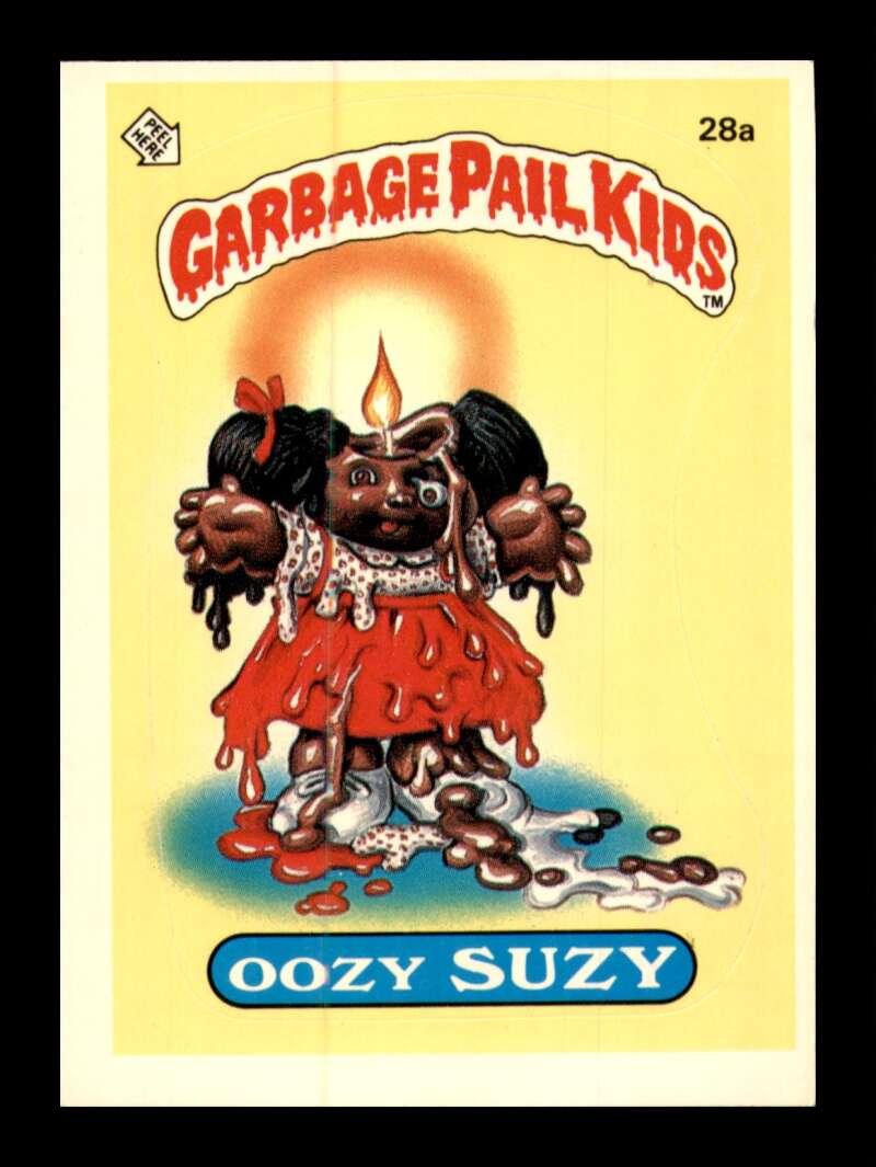 Load image into Gallery viewer, 1985 Topps Garbage Pail Kids Series 1 Oozy Suzie #28a Matte NM NEAR MINT Image 1

