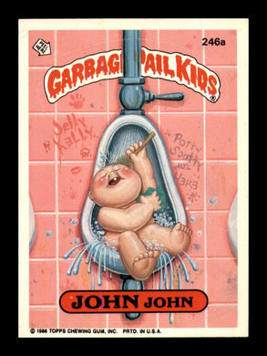 1986 Topps Garbage Pail Kids Series 6 John John 