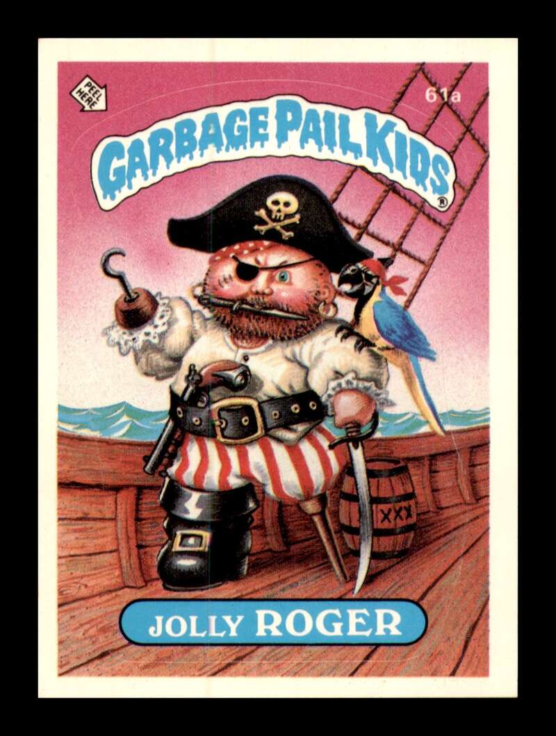 Load image into Gallery viewer, 1985 Topps Garbage Pail Kids Series 2 Jolly Roger #61a NM NEAR MINT Image 1
