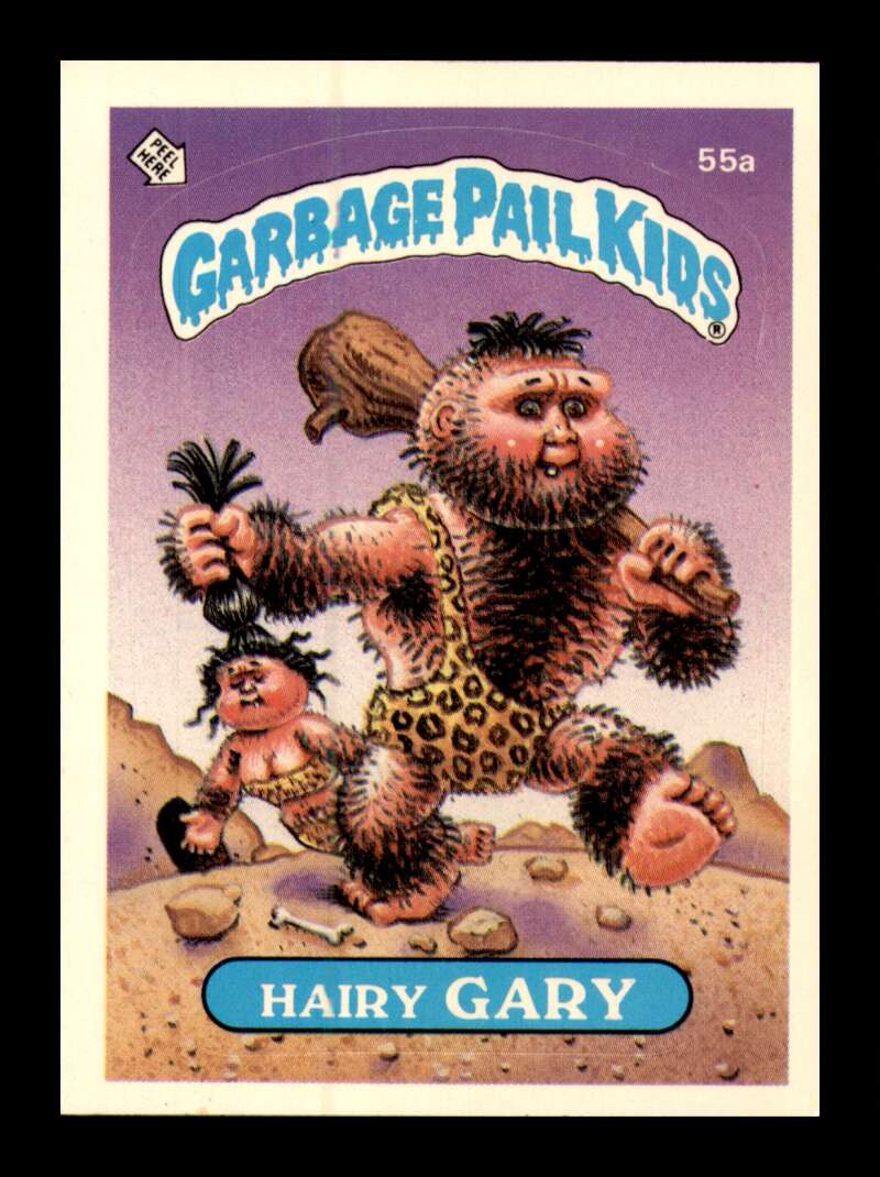 Load image into Gallery viewer, 1985 Topps Garbage Pail Kids Series 2 Hairy Gary #55a EX-EXMINT Image 1
