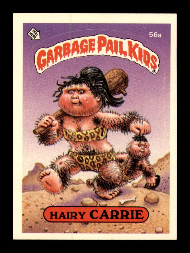 Load image into Gallery viewer, 1985 Topps Garbage Pail Kids Series 2 Hairy Carrie #56a NM NEAR MINT Image 1

