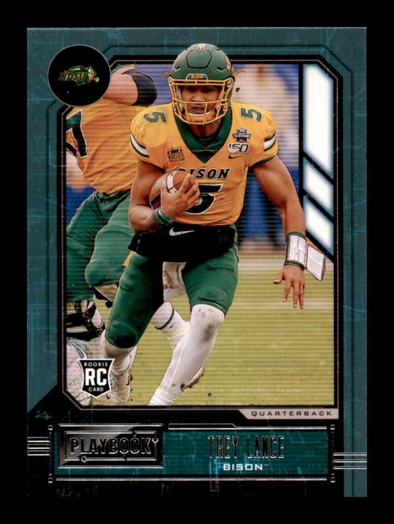 Load image into Gallery viewer, 2021 Panini Chronicles Draft Playbook Trey Lance #334 North Dakota State Bison Rookie RC  Image 1
