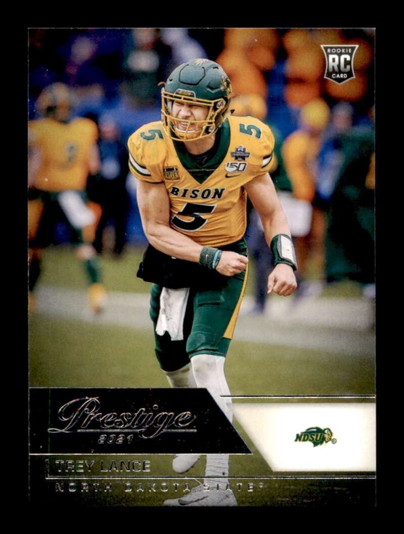 Load image into Gallery viewer, 2021 Panini Chronicles Draft Prestige Trey Lance #81 North Dakota State Bison Rookie RC Image 1
