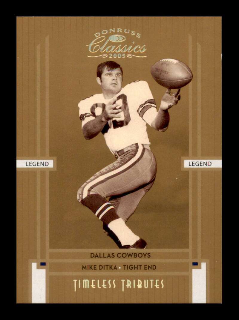 Load image into Gallery viewer, 2005 Donruss Classics Timeless Tributes Bronze Mike Ditka #115 Dallas Cowboys /100  Image 1
