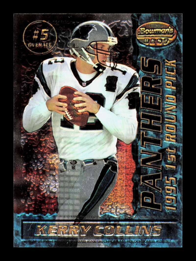 Load image into Gallery viewer, 1995 Bowman&#39;s Best Mirror Image Kerry Collins Trev Alberts #5 Carolina Panthers Rookie RC  Image 1
