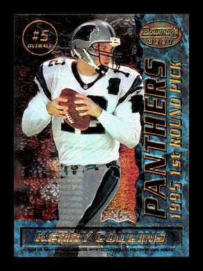 1995 Bowman's Best Mirror Image Kerry Collins Trev Alberts 