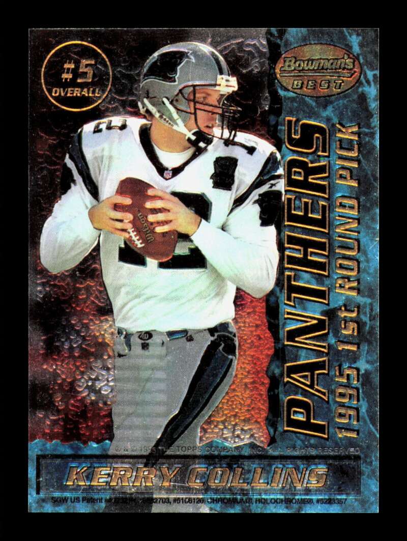 Load image into Gallery viewer, 1995 Bowman&#39;s Best Mirror Image Kerry Collins Trev Alberts #5 Carolina Panthers Rookie RC  Image 1
