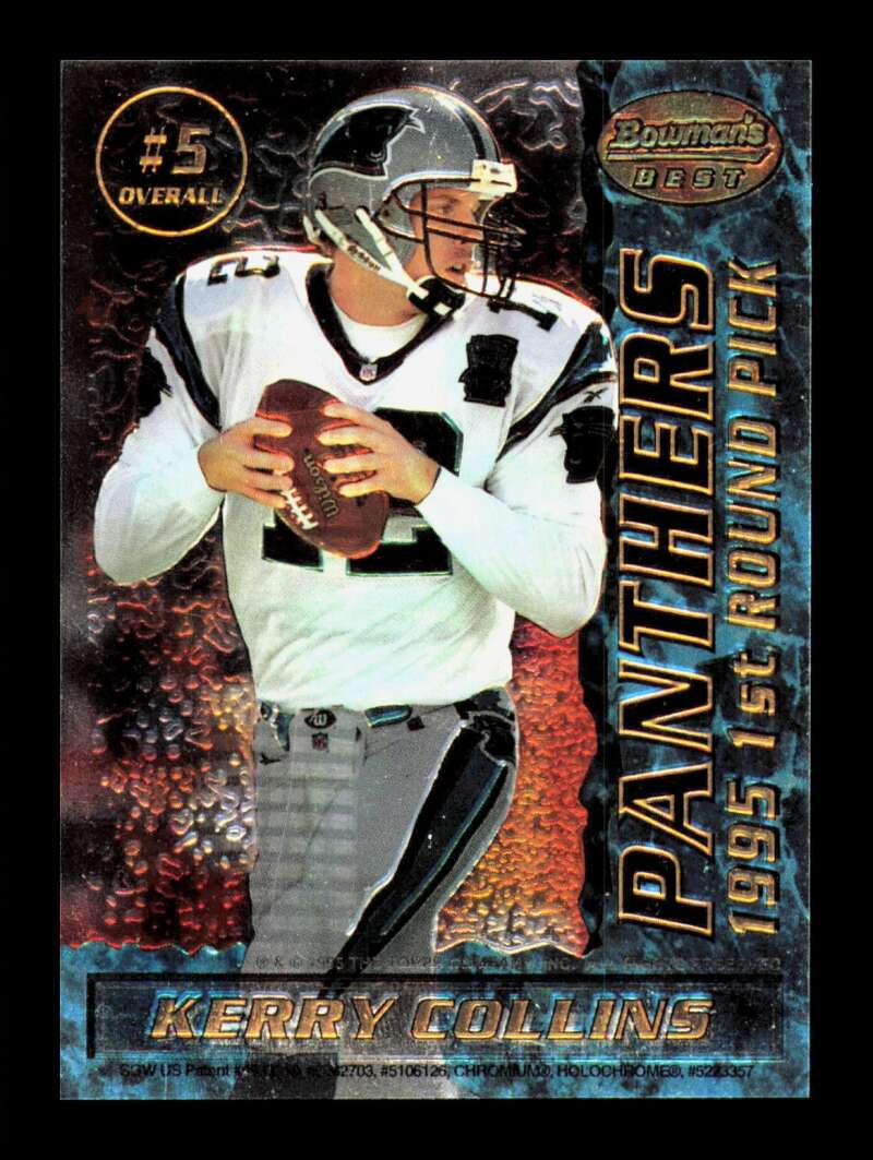 Load image into Gallery viewer, 1995 Bowman&#39;s Best Mirror Image Kerry Collins Trev Alberts #5 Carolina Panthers Rookie RC  Image 1
