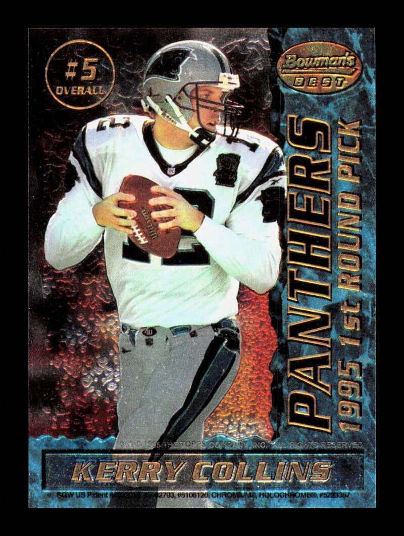 Load image into Gallery viewer, 1995 Bowman&#39;s Best Mirror Image Kerry Collins Trev Alberts #5 Carolina Panthers Rookie RC  Image 1
