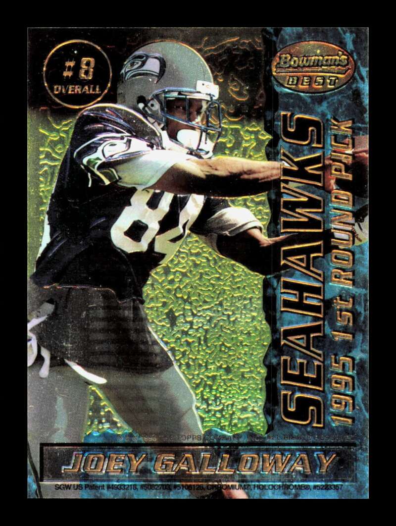 Load image into Gallery viewer, 1995 Bowman&#39;s Best Mirror Images Draft Picks Sam Adams/Joey Galloway #8 Seattle Seahawks  Image 1
