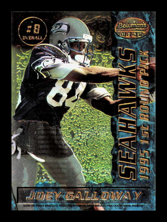 1995 Bowman's Best Mirror Images Draft Picks Sam Adams/Joey Galloway