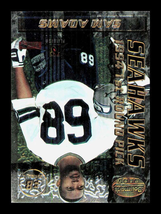 1995 Bowman's Best Mirror Images Draft Picks Sam Adams/Joey Galloway