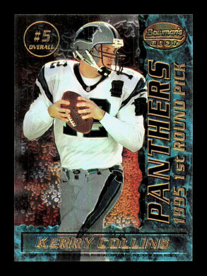 1995 Bowman's Best Mirror Image Kerry Collins Trev Alberts 