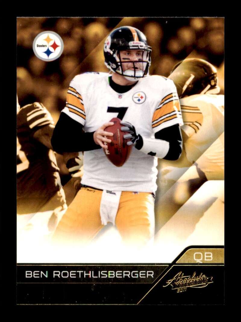 Load image into Gallery viewer, 2011 Panini Absolute Ben Roethlisberger #76 Pittsburgh Steelers  Image 1
