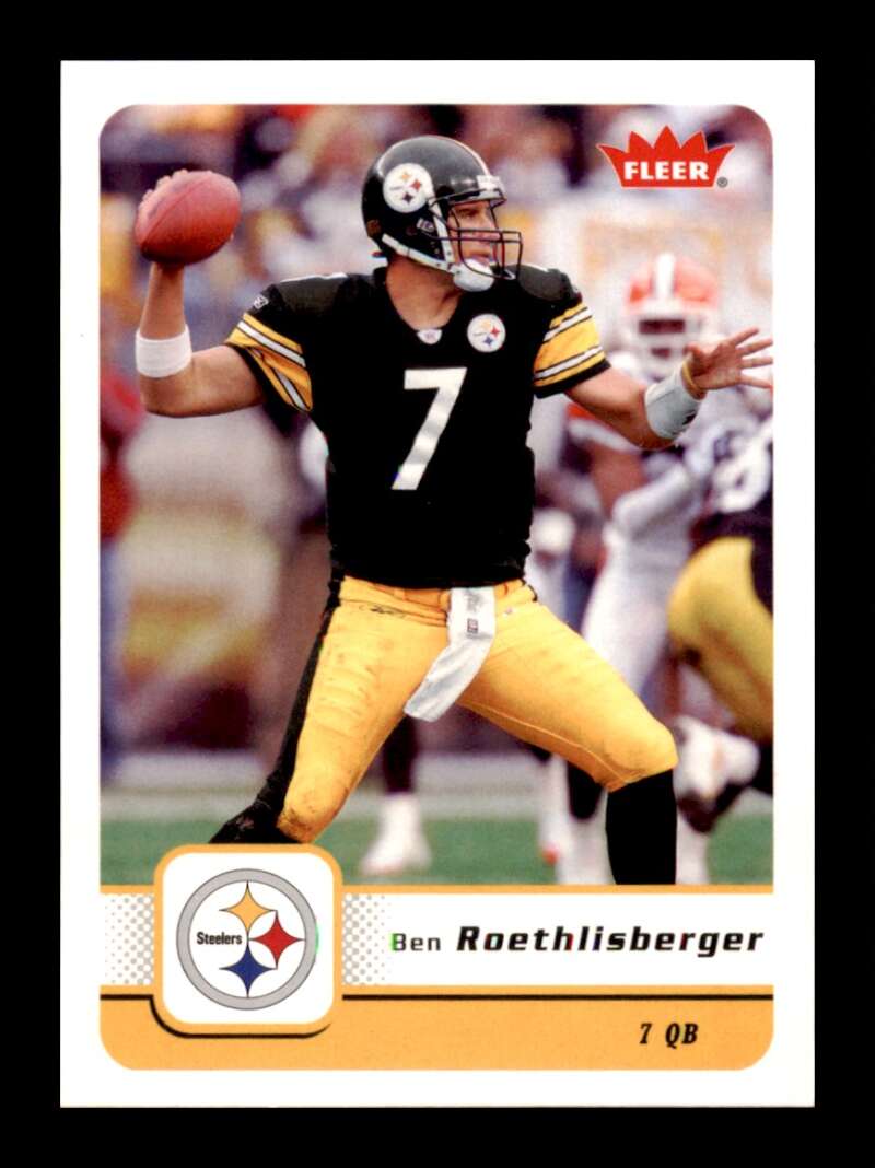 Load image into Gallery viewer, 2006 Fleer Ben Roethlisberger #76 Pittsburgh Steelers  Image 1
