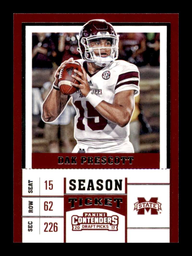 Load image into Gallery viewer, 2017 Contenders Draft Season Ticket Dak Prescott #22 Dallas Cowboys Image 1
