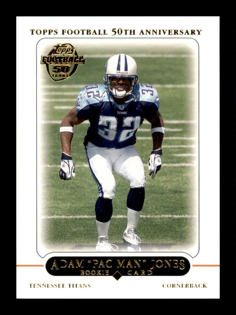 Load image into Gallery viewer, 2005 Topps Adam Jones #421 Pac Man Tennessee Titans Rookie RC  Image 1
