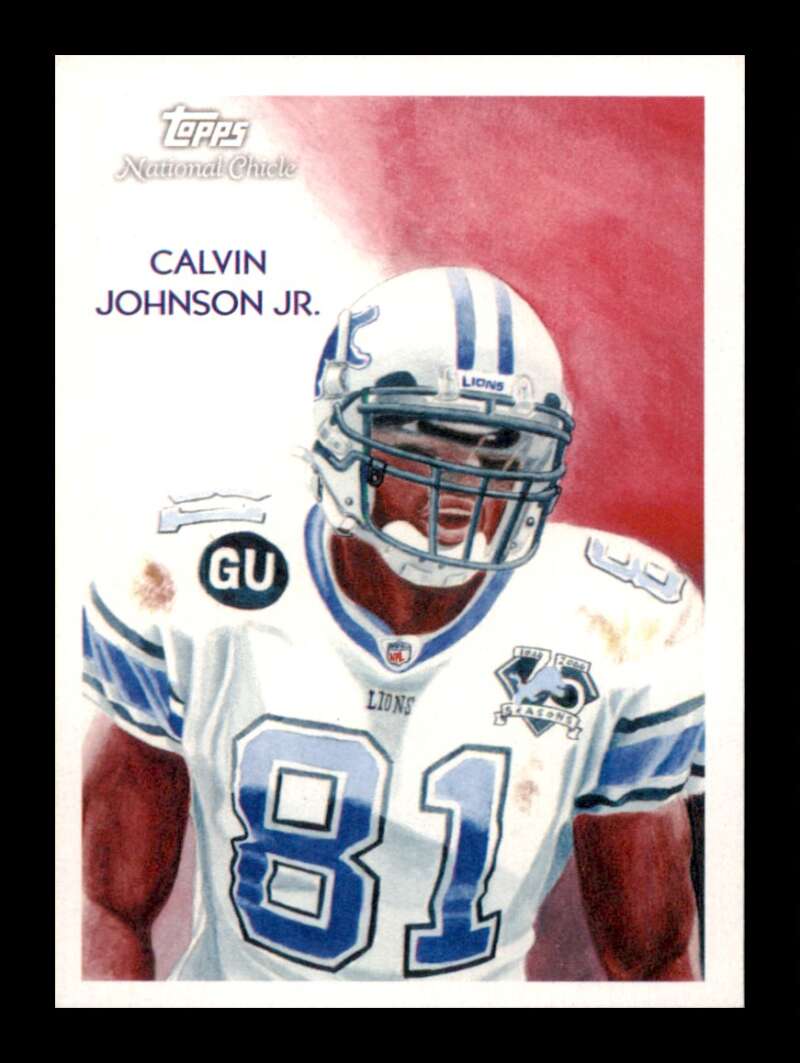 Load image into Gallery viewer, 2009 Topps National Chicle Calvin Johnson #C170 Detroit Lions  Image 1
