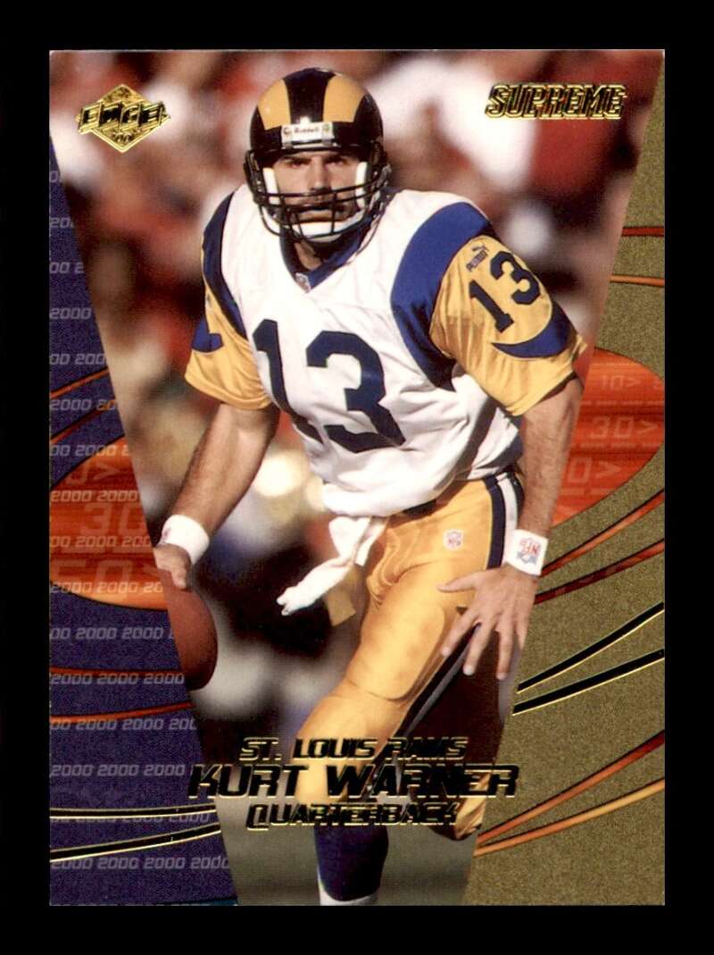 Load image into Gallery viewer, 2000 Collector&#39;s Edge Supreme Kurt Warner #117 St. Louis Rams  Image 1
