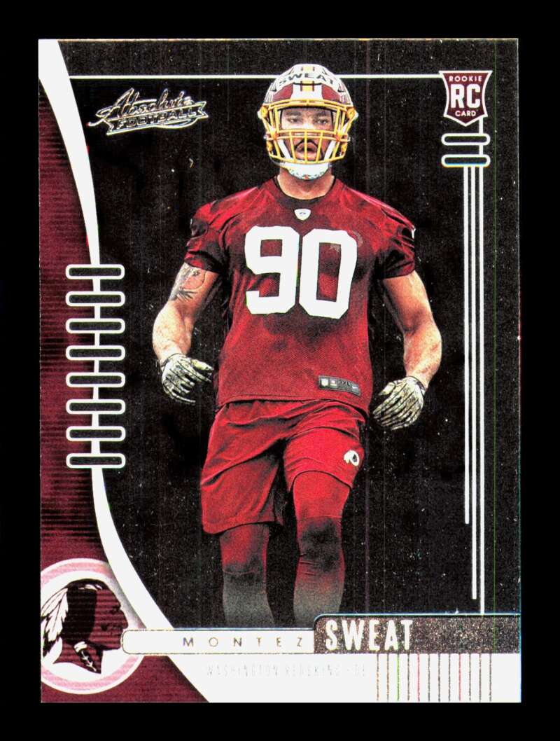 Load image into Gallery viewer, 2019 Panini Absolute Montez Sweat #195 Washington Redskins Rookie RC  Image 1
