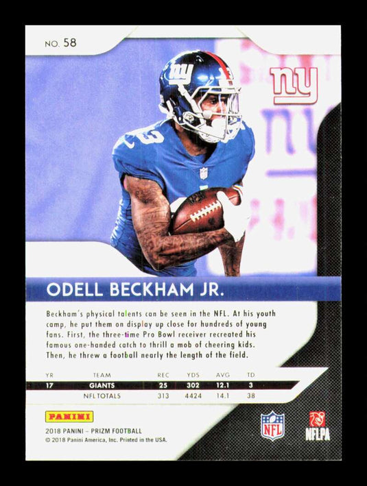 2018 Panini Prizm Odell Beckham Jr. 