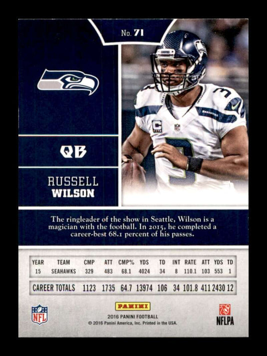 2016 Panini Russell Wilson 