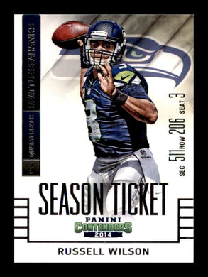 2014 Panini Contenders Season Ticket Russell Wilson 