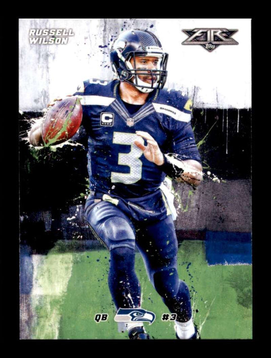 2015 Topps Fire Russell Wilson