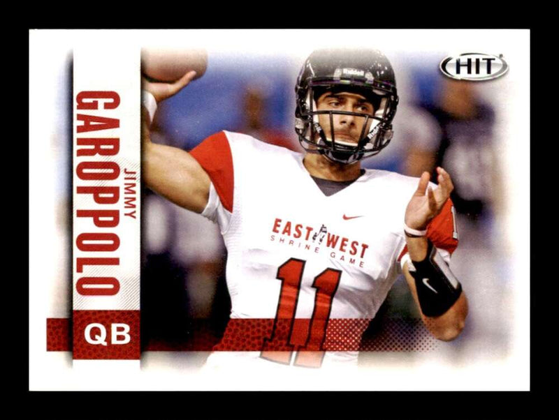 Load image into Gallery viewer, 2014 SAGE Hit Jimmy Garoppolo #10 Eastern Illinois Panthers Rookie RC Image 1
