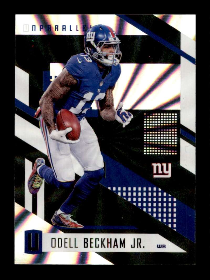 Load image into Gallery viewer, 2017 Panini Unparalleled Rainbow Spokes Odell Beckham Jr. #104 New York Giants  Image 1
