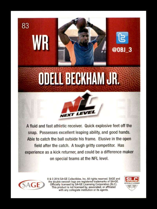 2014 SAGE Hit Odell Beckham Jr.