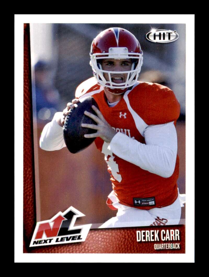 Load image into Gallery viewer, 2014 SAGE Hit Derek Carr #59 Fresno State Bulldogs Rookie RC  Image 1
