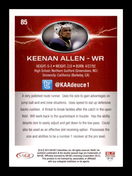 2013 SAGE Hit Keenan Allen