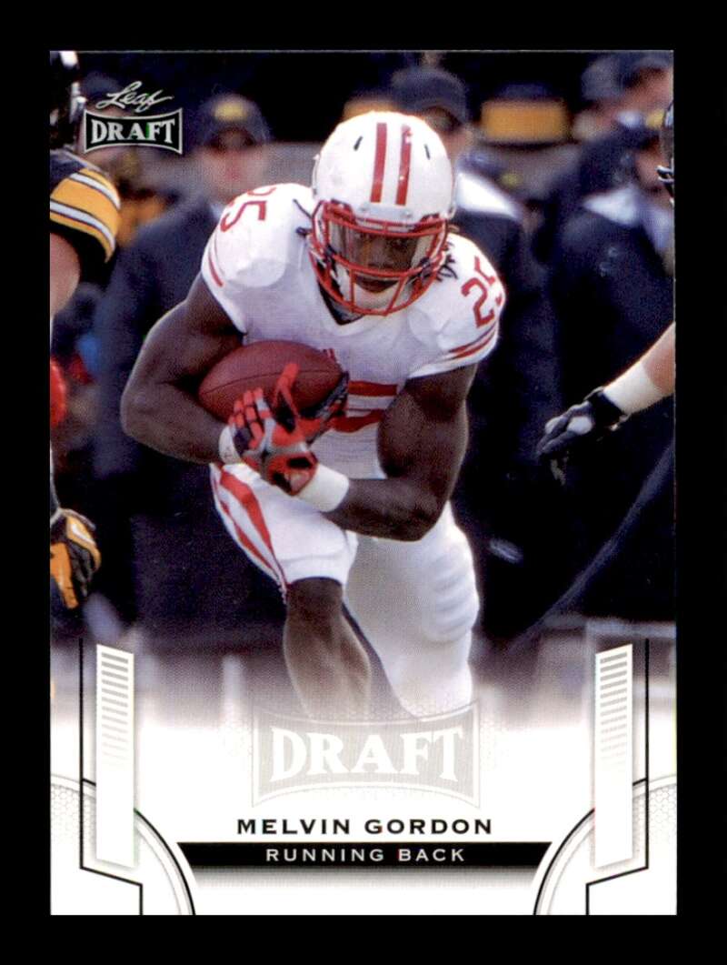 Load image into Gallery viewer, 2015 Leaf Draft Melvin Gordon #41 Wisconsin Badgers Rookie RC Image 1
