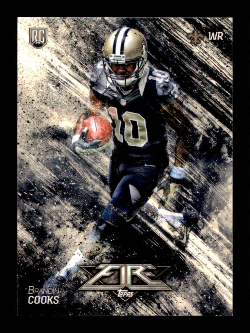 Load image into Gallery viewer, 2014 Topps Fire Brandin Cooks #132 New Orleans Saints Rookie RC  Image 1
