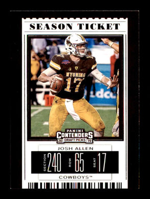 2019 Contenders Draft Season Ticket Josh Allen 