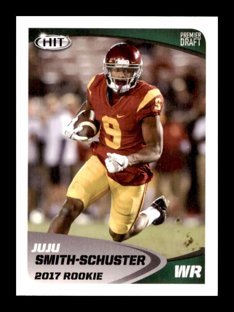 Load image into Gallery viewer, 2017 Sage Hit Premier Draft JuJu Smith-Schuster #40 Pittsburgh Steelers Rookie RC Image 1
